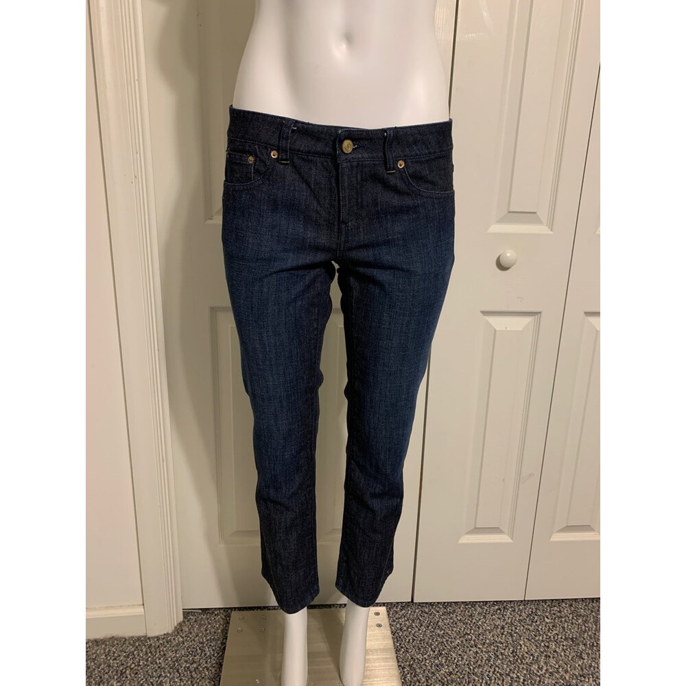 Lilly Pulitzer Dark Wash Cropped Ankle Jeans